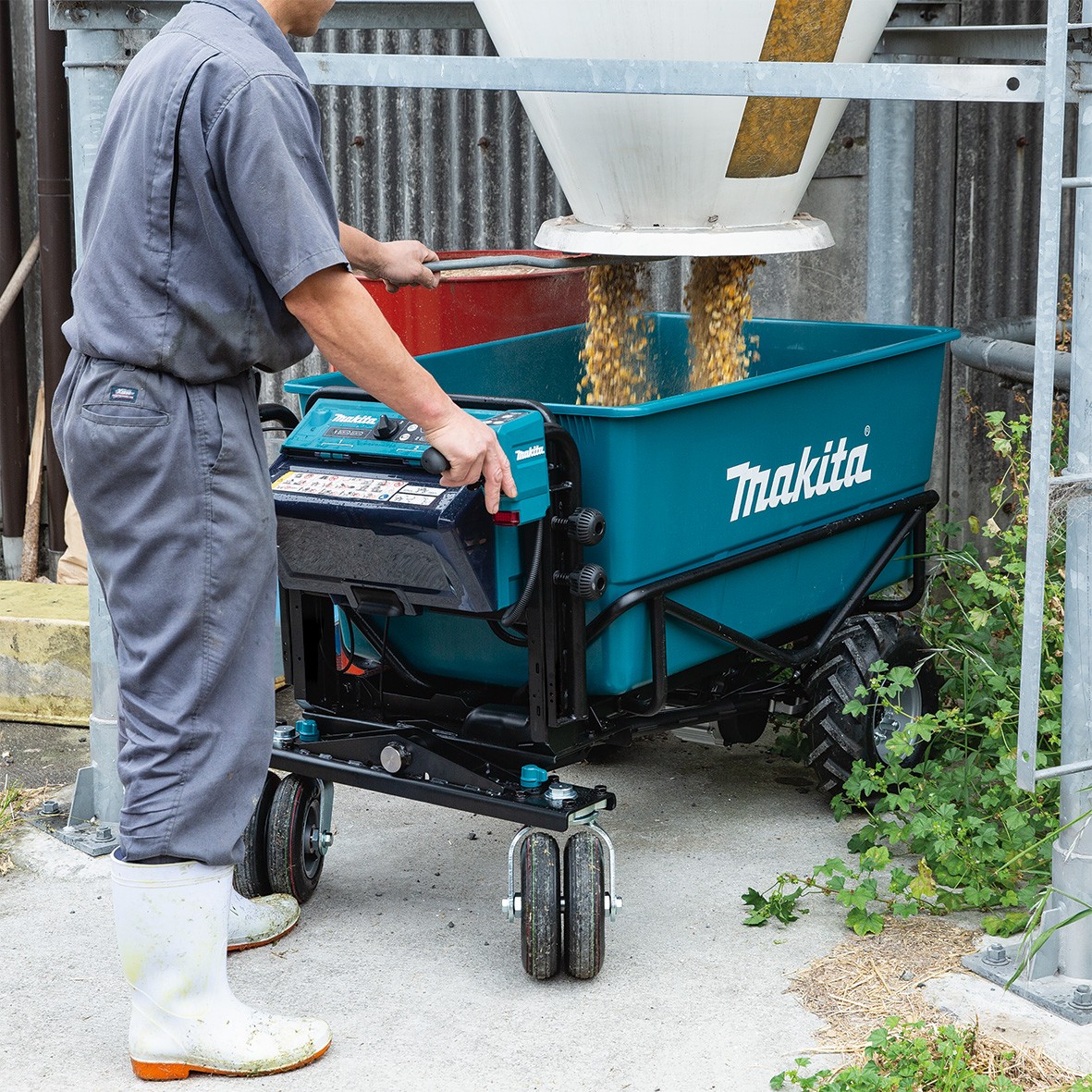 DCU605Z-18Vx2 Brushless Wheelbarrow